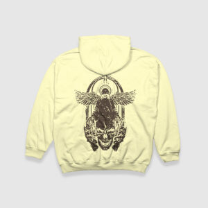 Victorius Skull Oversize Hoodie