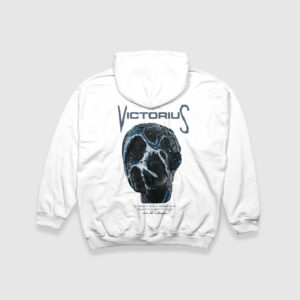 Victorius White Oversize Hoodie