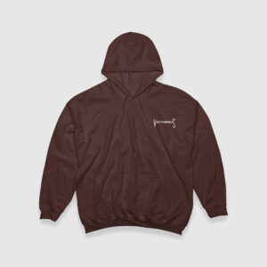 Victorius Brown Oversize Hoodie