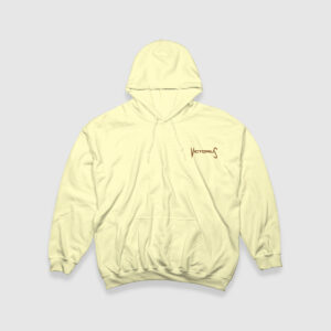 Victorius Creamy Oversize Hoodie