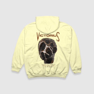 Victorius Creamy Oversize Hoodie